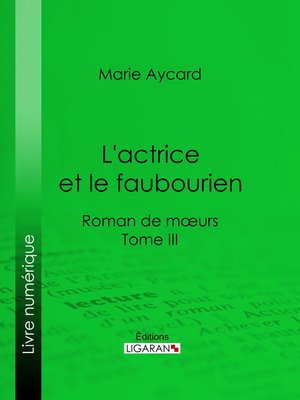 cover image of L'Actrice et le faubourien